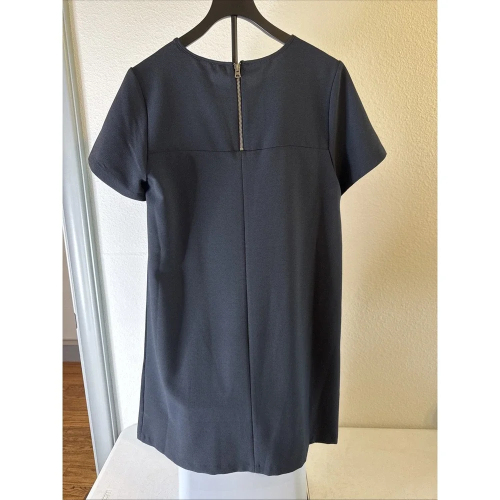Felicity & Coco Women's Crepe Shift Dress Black Size L